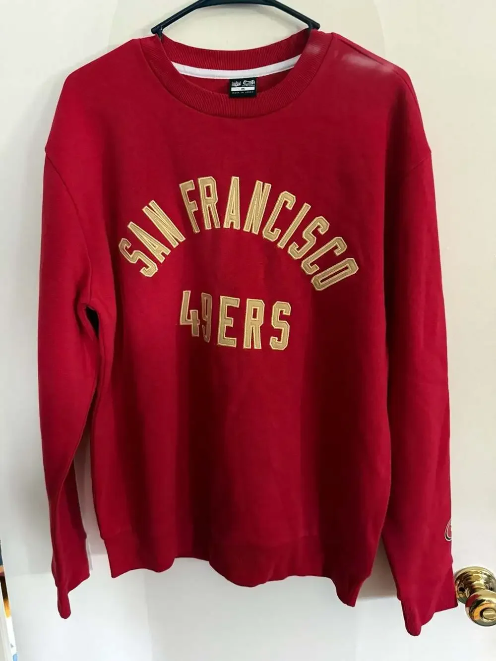 NFL San Francisco 49ers Red Crewneck Sweatshirt